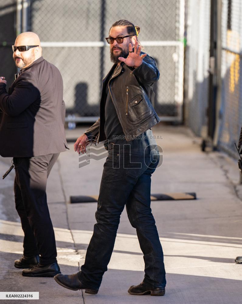 Celebrities spotted at Jimmy Kimmel Show - LA