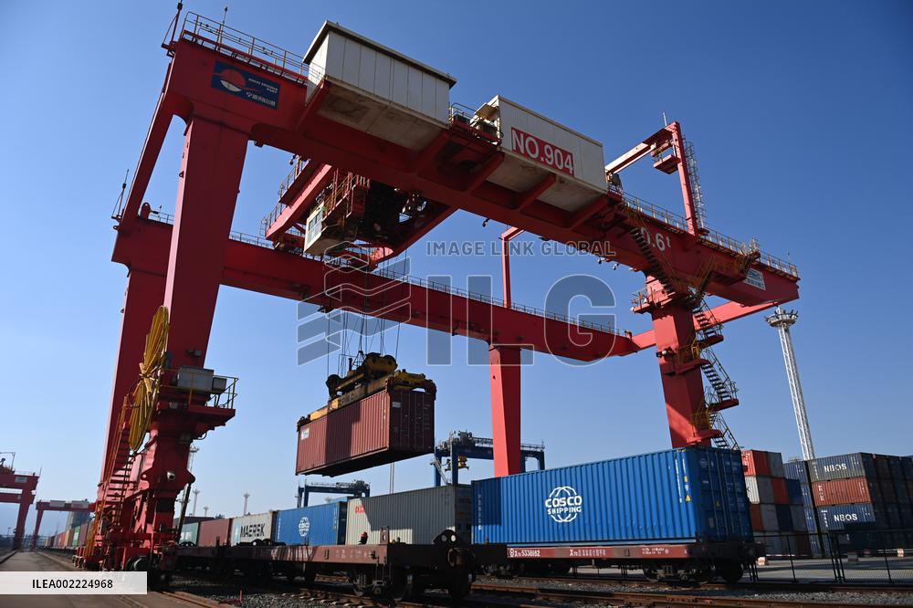 CHINA-ZHEJIANG-NINGBO-ZHOUSHAN PORT-CARGO-CONTAINER THROUGHPUT-GROWTH(CN)