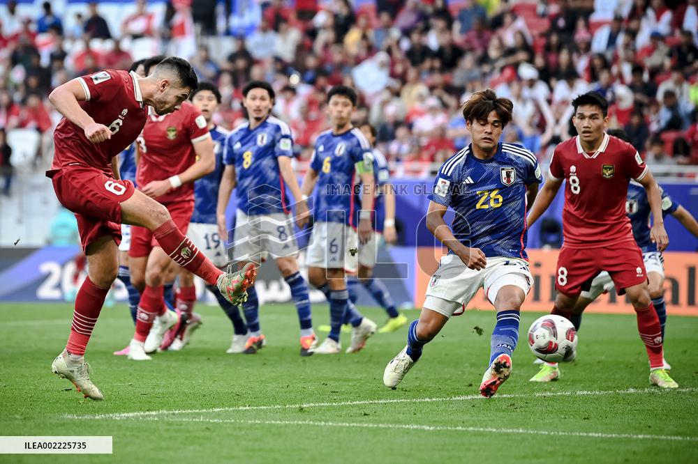 (SP)QATAR-DOHA-FOOTBALL-AFC ASIAN CUP-GROUP D-JPN VS IDN