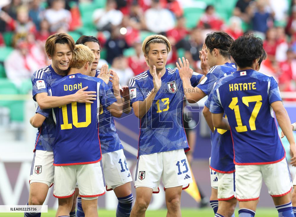 (SP)QATAR-DOHA-FOOTBALL-AFC ASIAN CUP-GROUP D-JPN VS IDN