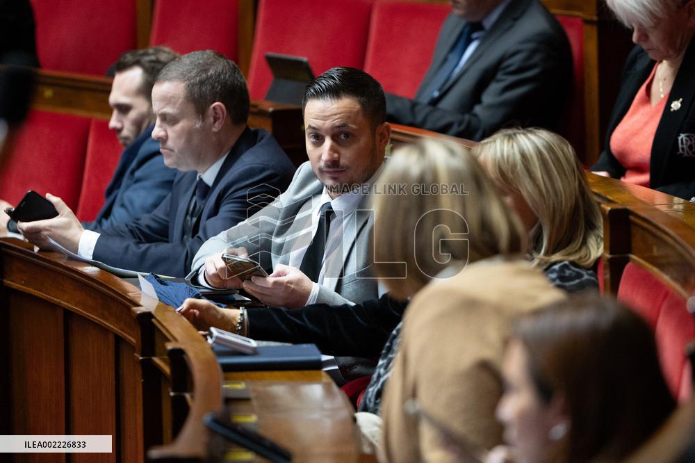 Questions to the government at the National Assembly - Paris