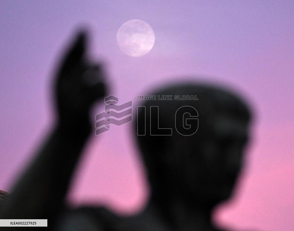 ITALY-ROME-MOON