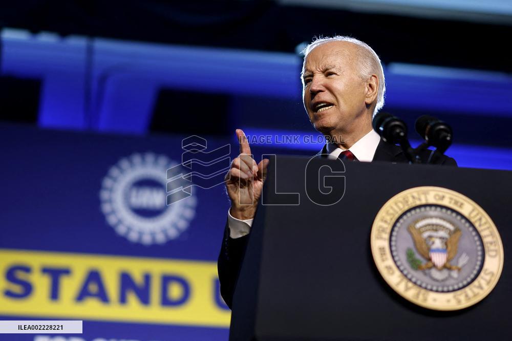 Biden Speaks At United Auto Workers Conference - Washington