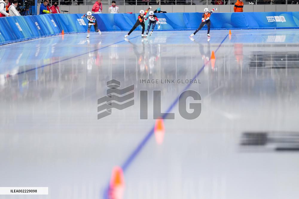 (SP)SOUTH KOREA-GANGNEUNG-WINTER YOUTH OLYMPIC GAMES-SPEED SKATING-MIXED RELAY