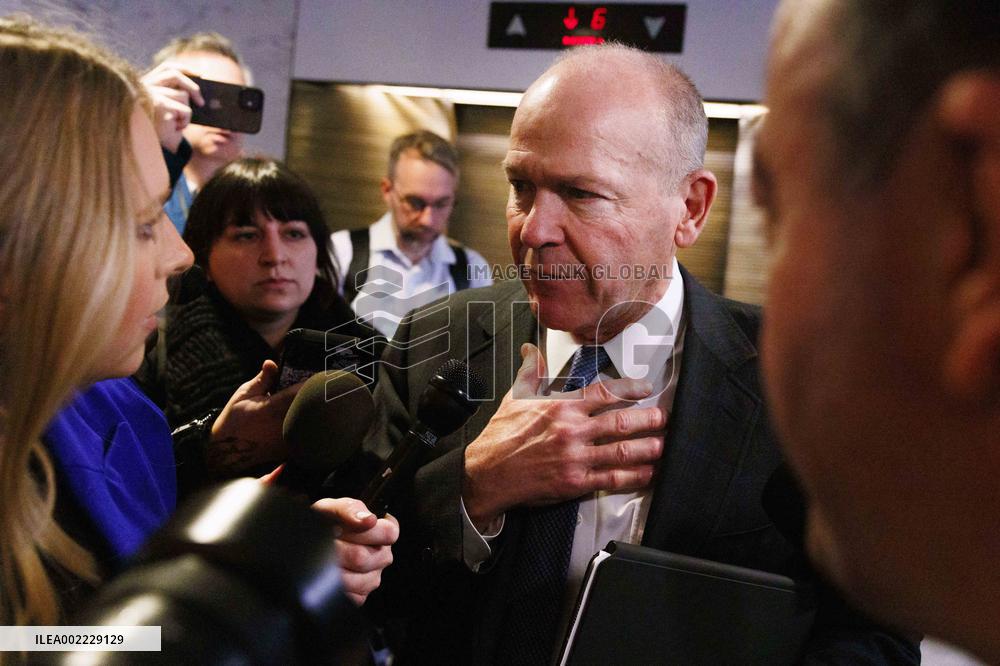 Boeing CEO Dave Calhoun On Capitol Hill - Washington