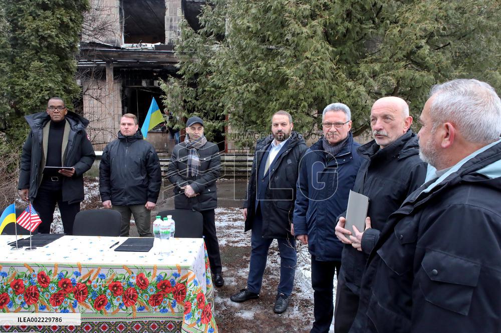 Signing of Protocol for cooperation in reconstruction of Borodianskyi District Court