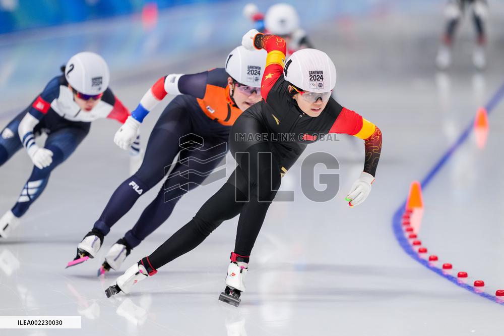 (SP)SOUTH KOREA-GANGNEUNG-WINTER YOUTH OLYMPIC GAMES-SPEED SKATING-MIXED RELAY
