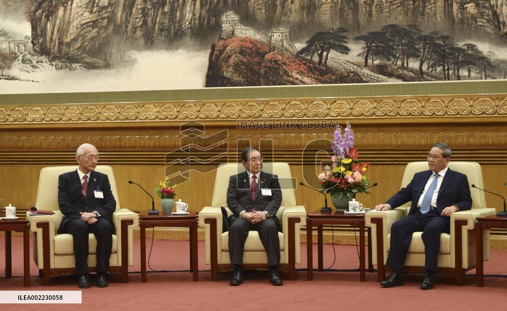 Japan business delegation in Beijing