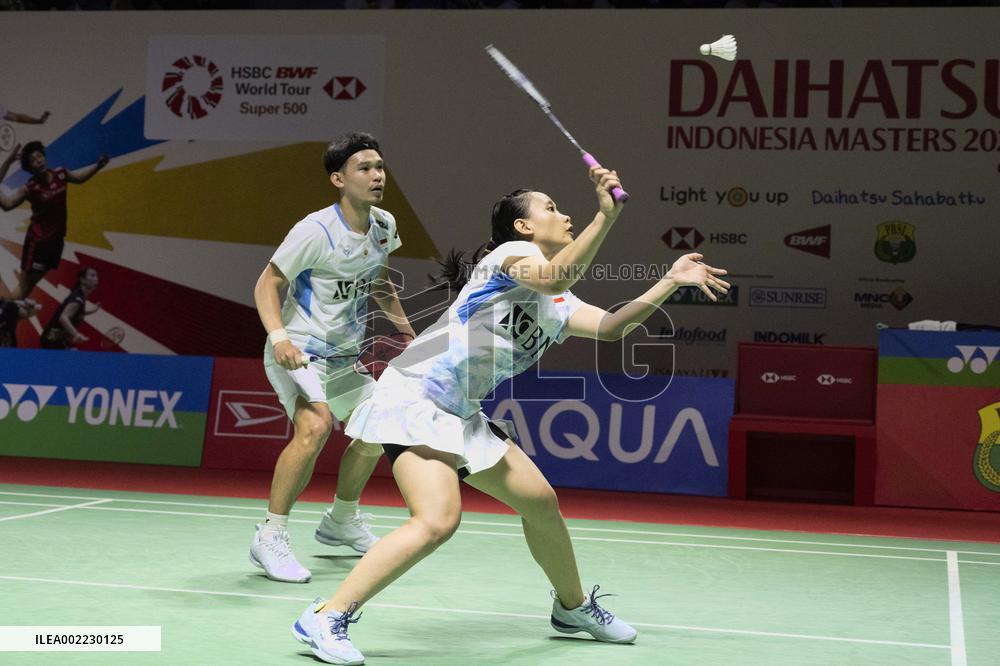 (SP)INDONESIA-JAKARTA-BADMINTON-INDONESIA MASTERS-MIXED DOUBLES