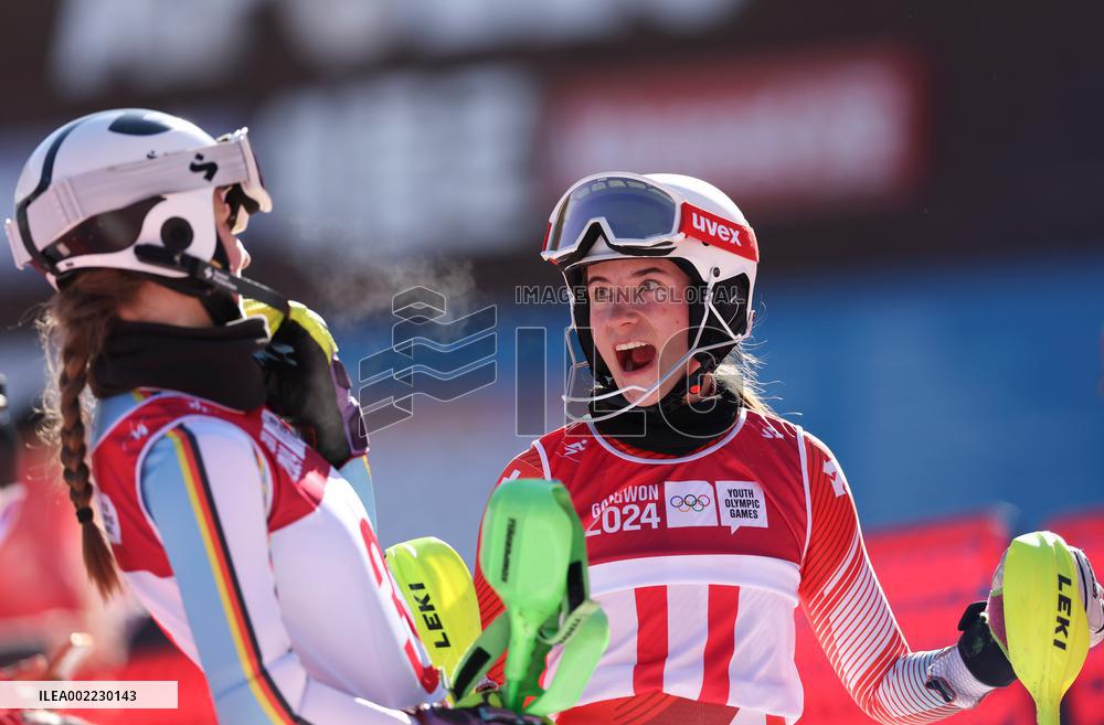 (SP)SOUTH KOREA-JEONGSEON-WINTER YOUTH OLYMPIC GAMES-ALPINE SKIING