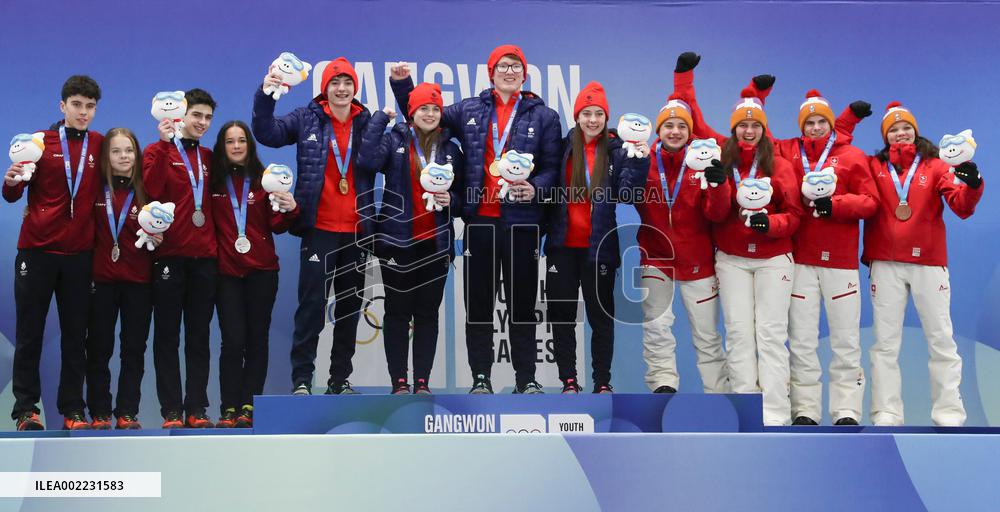 (SP)SOUTH KOREA-GANGNEUNG-WINTER YOUTH OLYMPIC GAMES-CURLING-MIXED TEAM -DENMARK VS BRITAIN