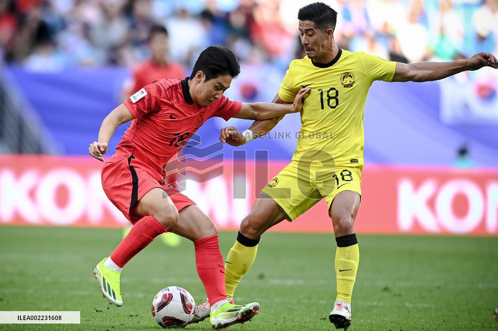 (SP)QATAR-DOHA-FOOTBALL-AFC ASIAN CUP-GROUP E-KOR VS MAS