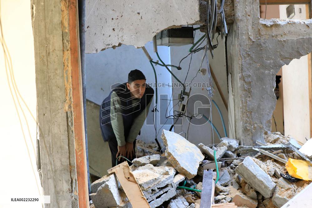 MIDEAST-GAZA-RAFAH-ISRAEL-AIRSTRIKE