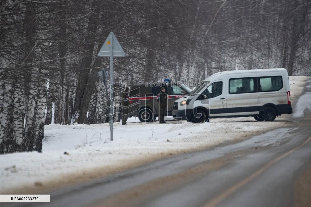 RUSSIA-BELGOROD-MILITARY AIRCRAFT-CRASH-BLACK BOXES