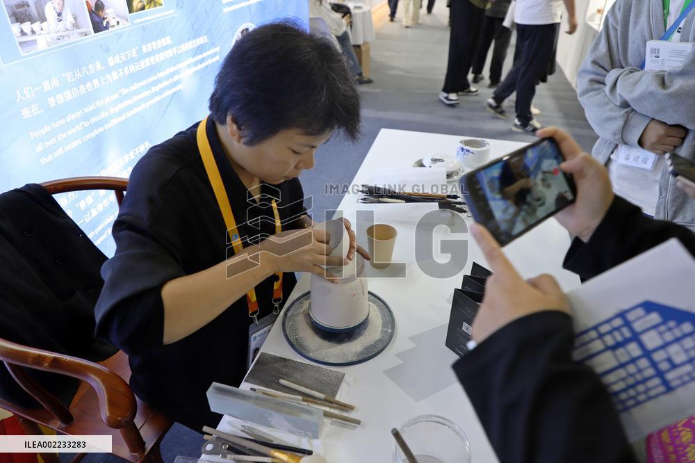 Jingdezhen Exhibition Hall in 6TH CIIE in Shanghai