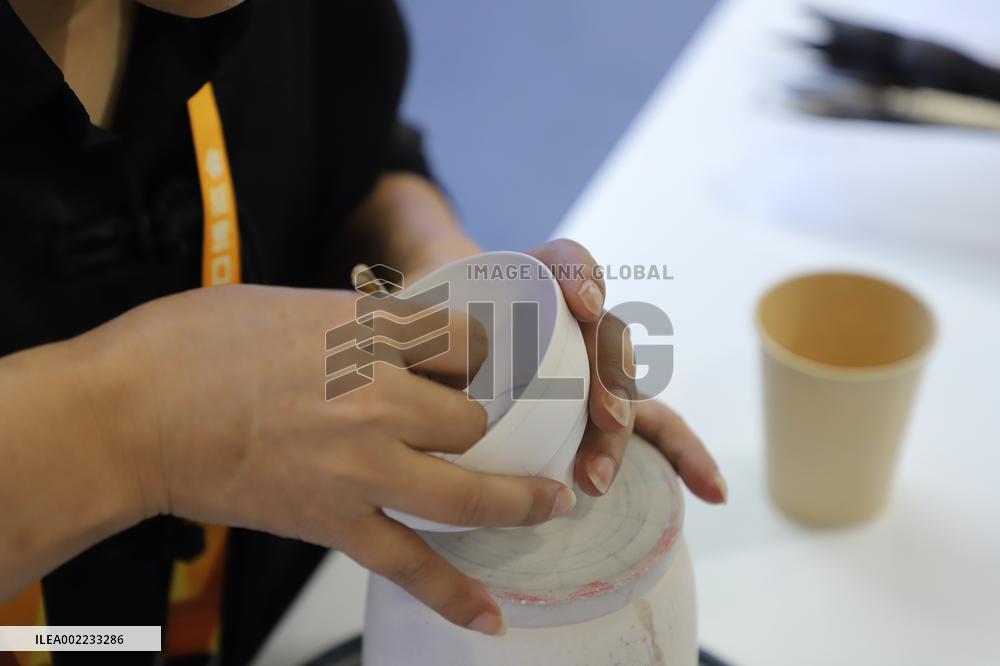 Jingdezhen Exhibition Hall in 6TH CIIE in Shanghai