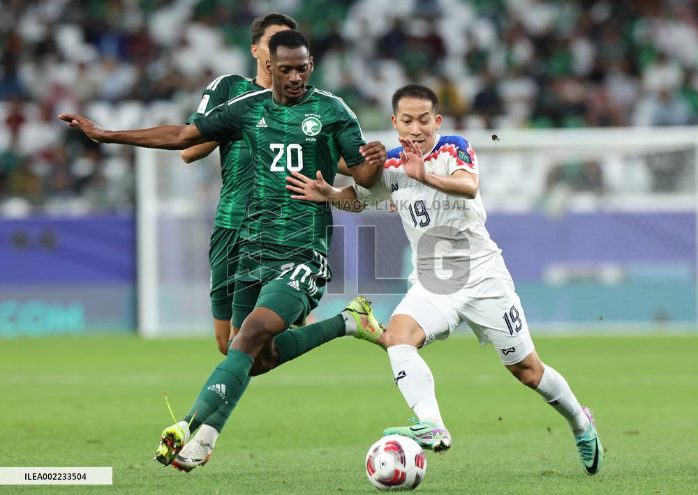 (SP)QATAR-DOHA-FOOTBALL-AFC ASIAN CUP-GROUP F-KSA VS THA