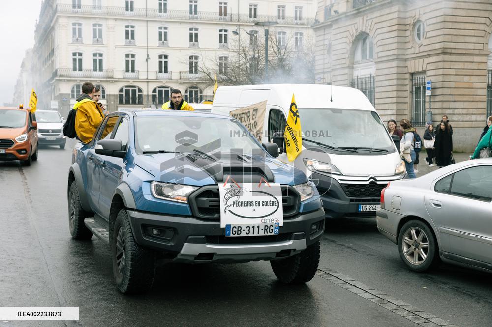 Farmers Protest - Rennes