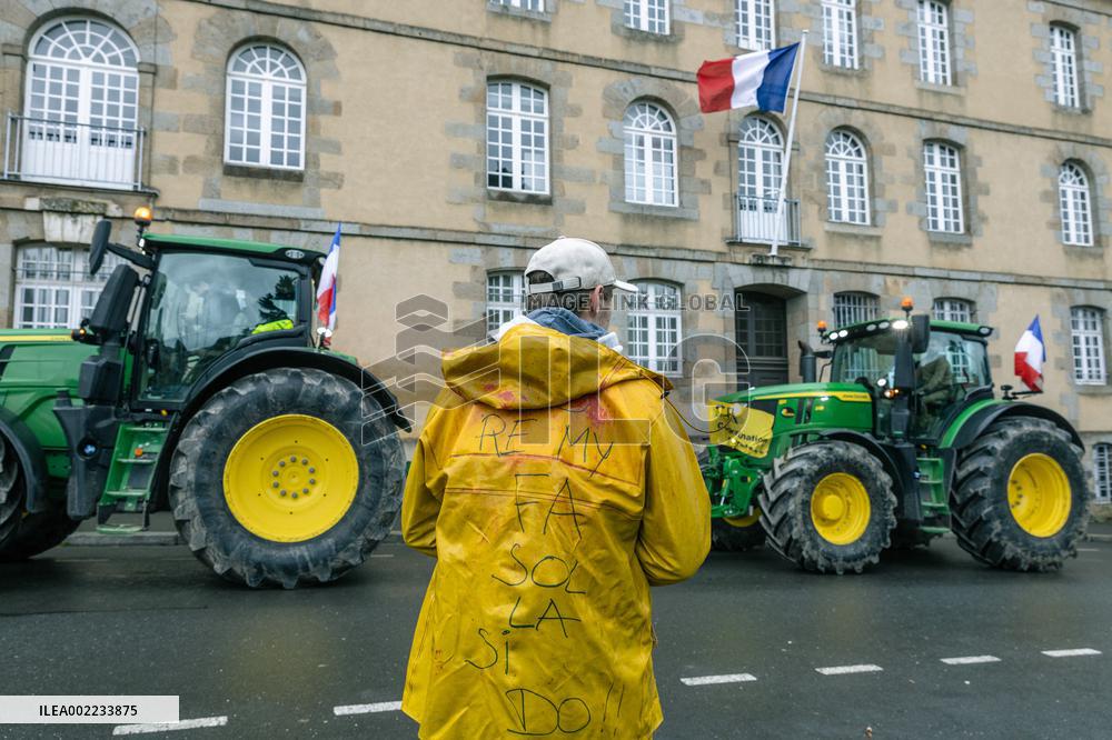 Farmers Protest - Rennes