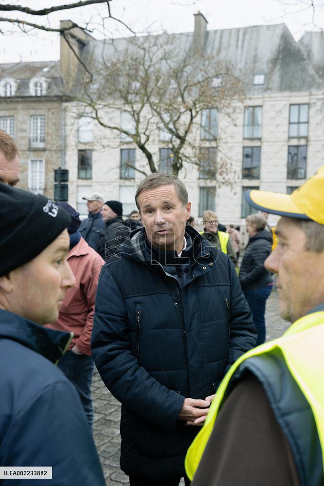 Farmers Protest - Rennes