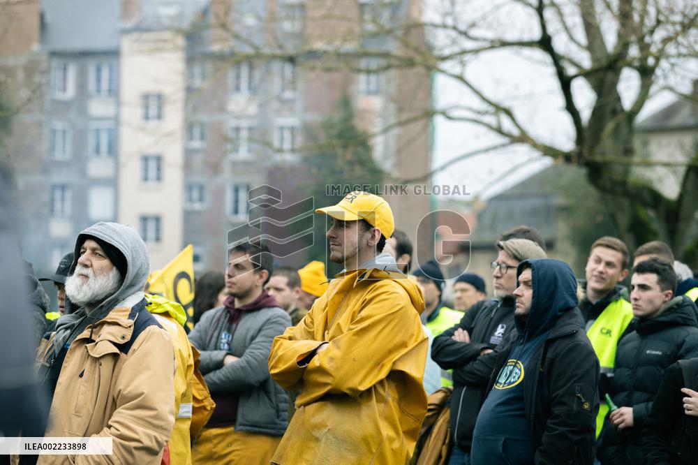 Farmers Protest - Rennes