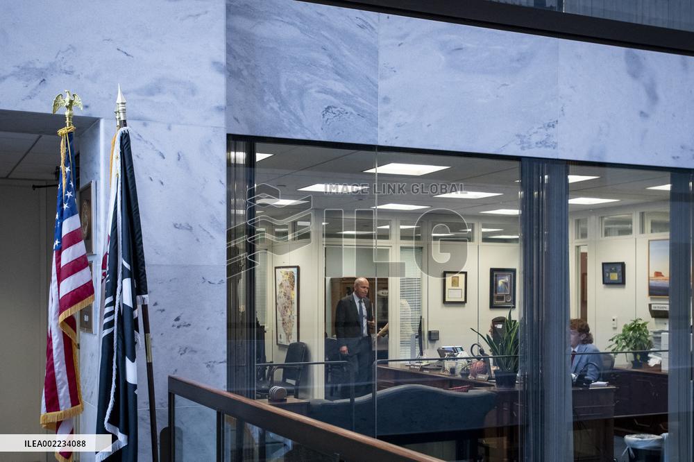 Boeing CEO Calhoun Meets With Senators - Washington