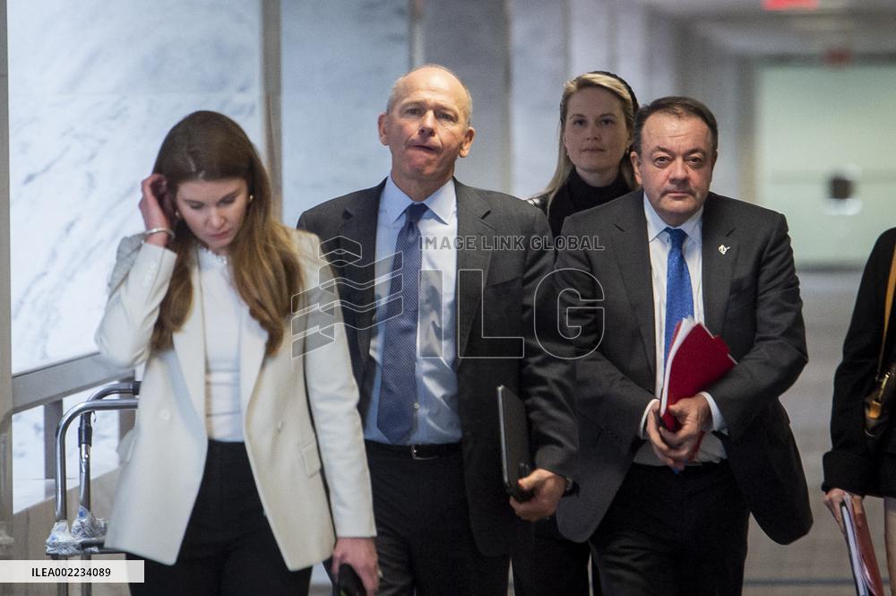 Boeing CEO Calhoun Meets With Senators - Washington