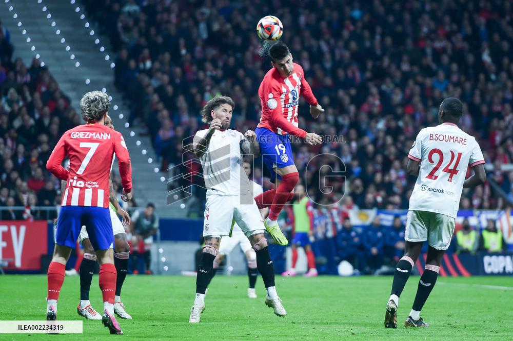 (SP)SPAIN-MADRID-FOOTBALL-KING'S CUP-QUARTERFINAL-ATLETICO DE MADRID VS SEVILLA