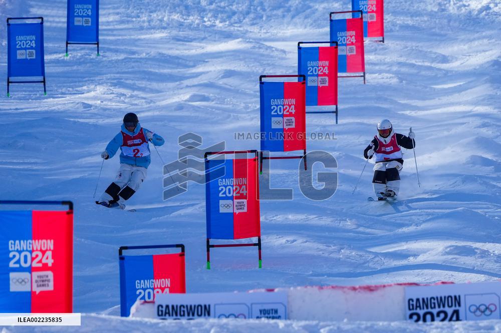 (SP)SOUTH KOREA-JEONGSEON-WINTER YOUTH OLYMPIC GAMES-FREESTYLE SKIING-MIXED TEAM DUAL MOGULS