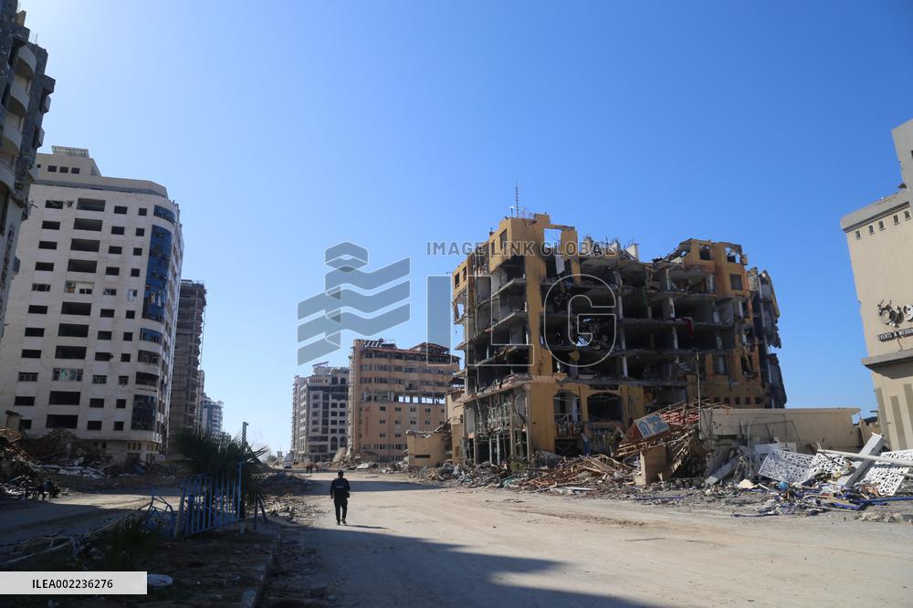 MIDEAST-GAZA CITY-ISRAEL-ATTACKS-AFTERMATH