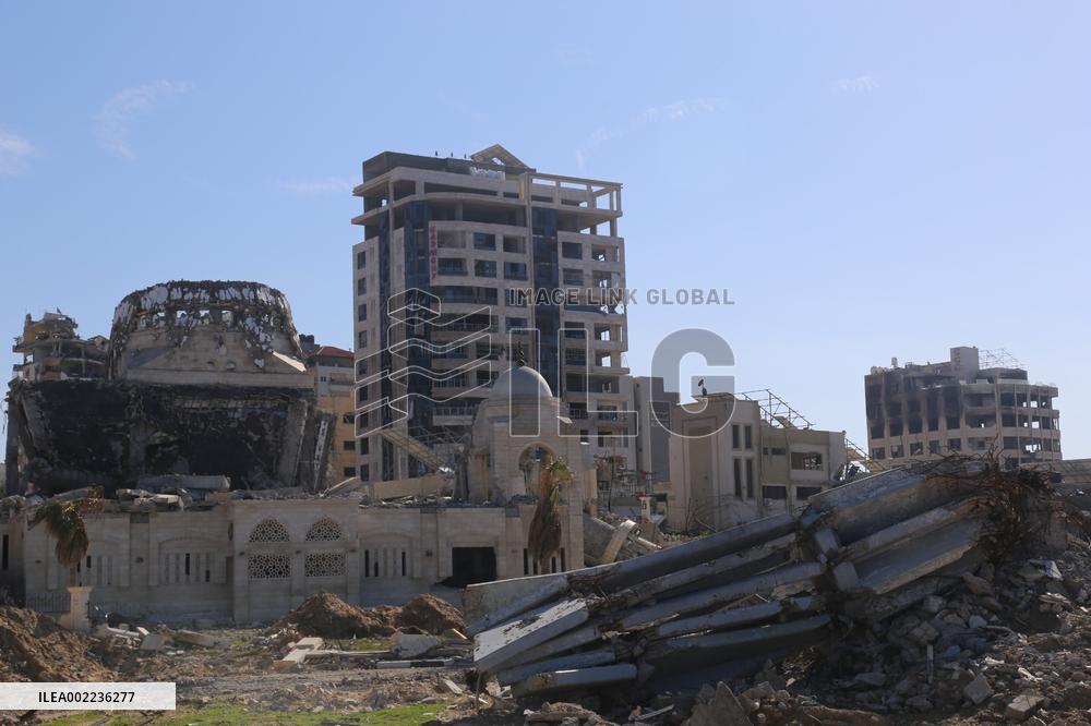 MIDEAST-GAZA CITY-ISRAEL-ATTACKS-AFTERMATH