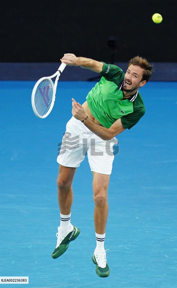 (SP)AUSTRALIA-MELBOURNE-TENNIS-AUSTRALIAN OPEN-MEN'S SINGLES SEMIFINALS