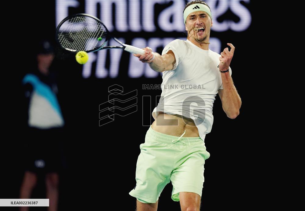 (SP)AUSTRALIA-MELBOURNE-TENNIS-AUSTRALIAN OPEN-MEN'S SINGLES SEMIFINALS