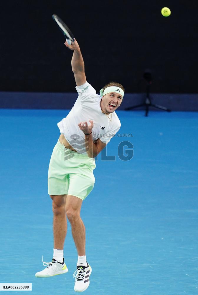(SP)AUSTRALIA-MELBOURNE-TENNIS-AUSTRALIAN OPEN-MEN'S SINGLES SEMIFINALS
