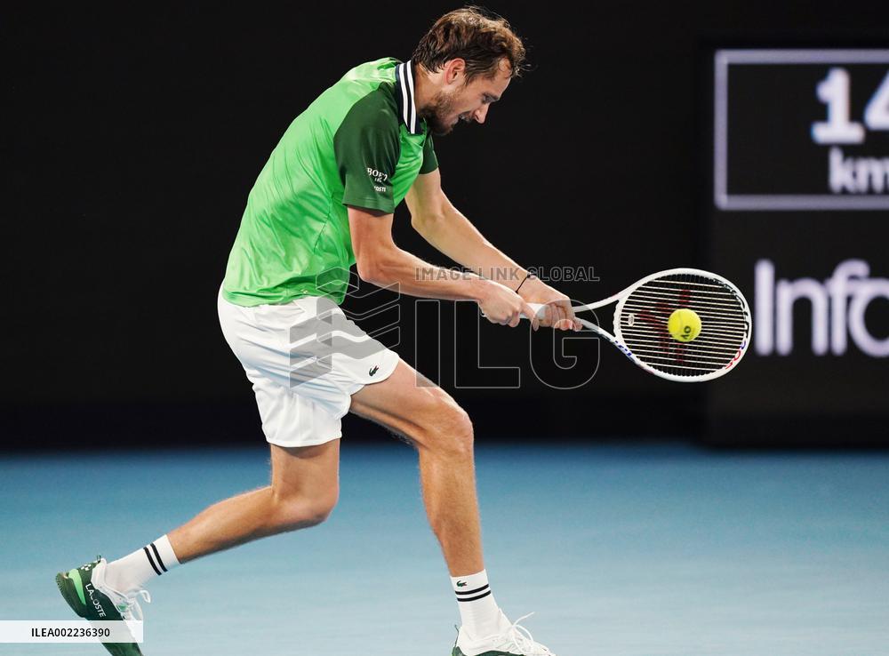 (SP)AUSTRALIA-MELBOURNE-TENNIS-AUSTRALIAN OPEN-MEN'S SINGLES SEMIFINALS