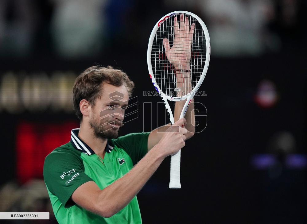 (SP)AUSTRALIA-MELBOURNE-TENNIS-AUSTRALIAN OPEN-MEN'S SINGLES SEMIFINALS