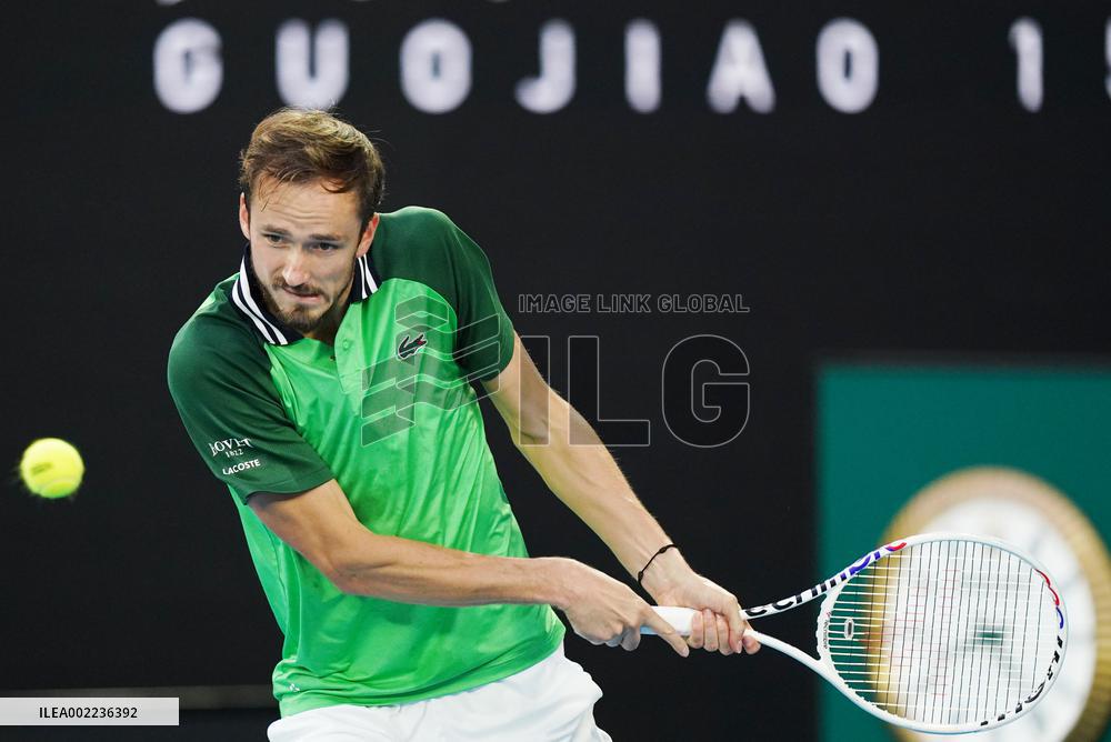 (SP)AUSTRALIA-MELBOURNE-TENNIS-AUSTRALIAN OPEN-MEN'S SINGLES SEMIFINALS