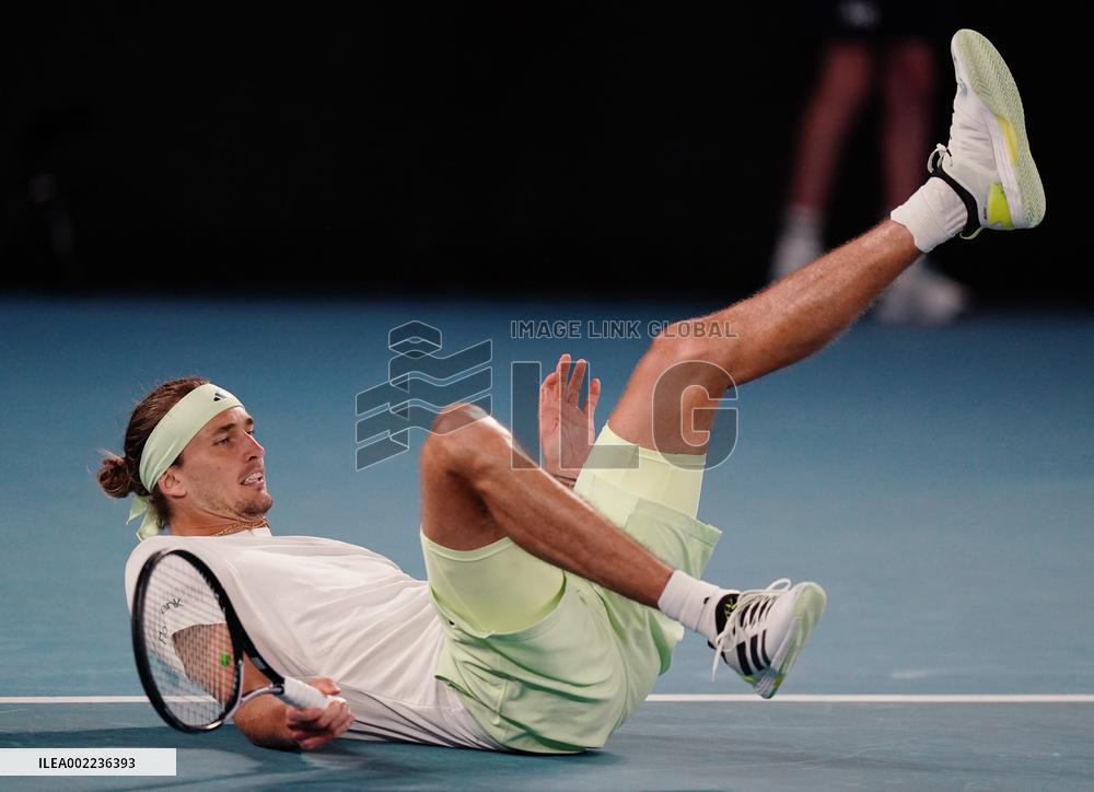 (SP)AUSTRALIA-MELBOURNE-TENNIS-AUSTRALIAN OPEN-MEN'S SINGLES SEMIFINALS