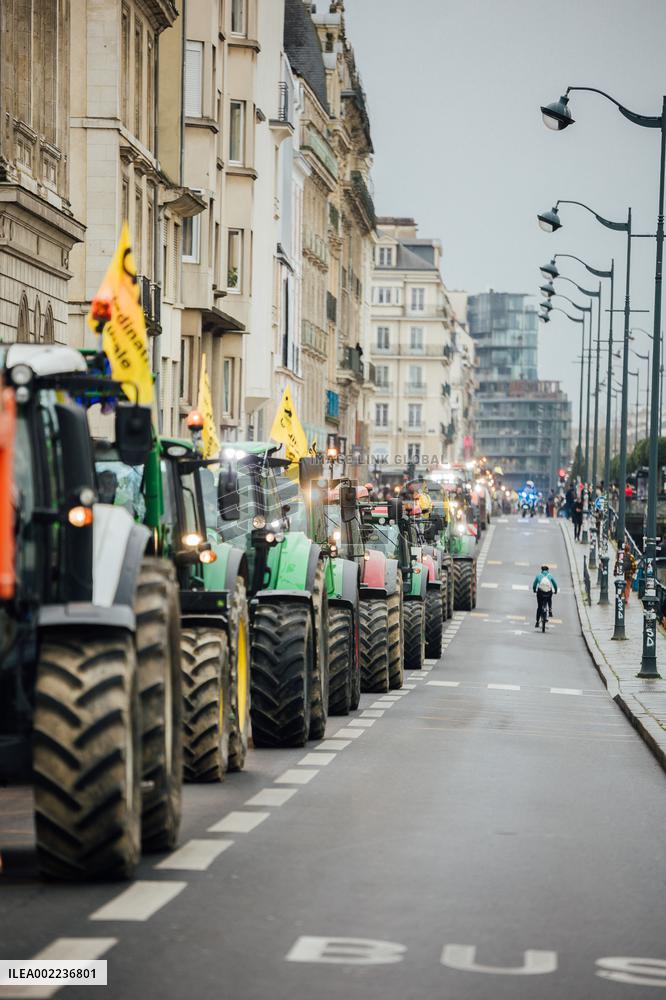 Farmers Protest - Rennes