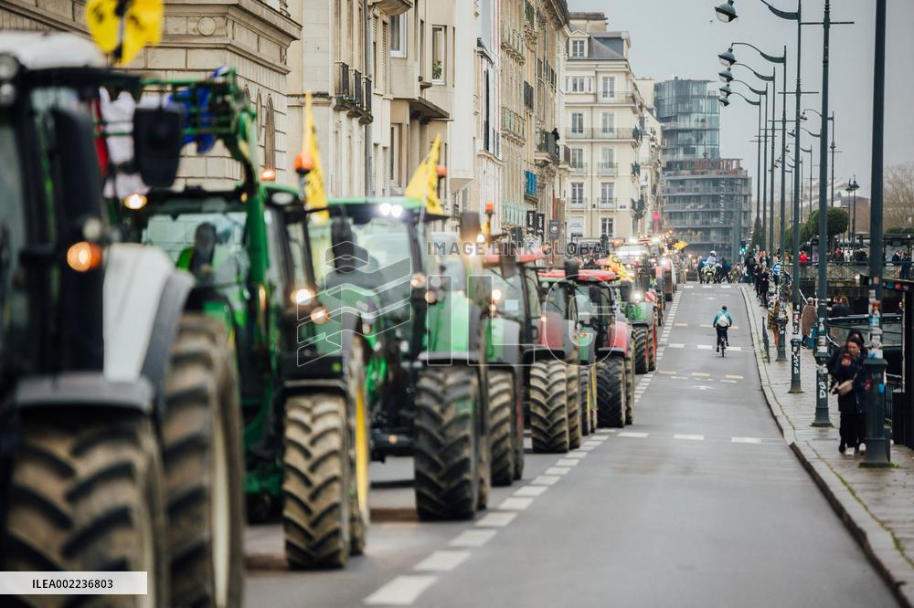 Farmers Protest - Rennes