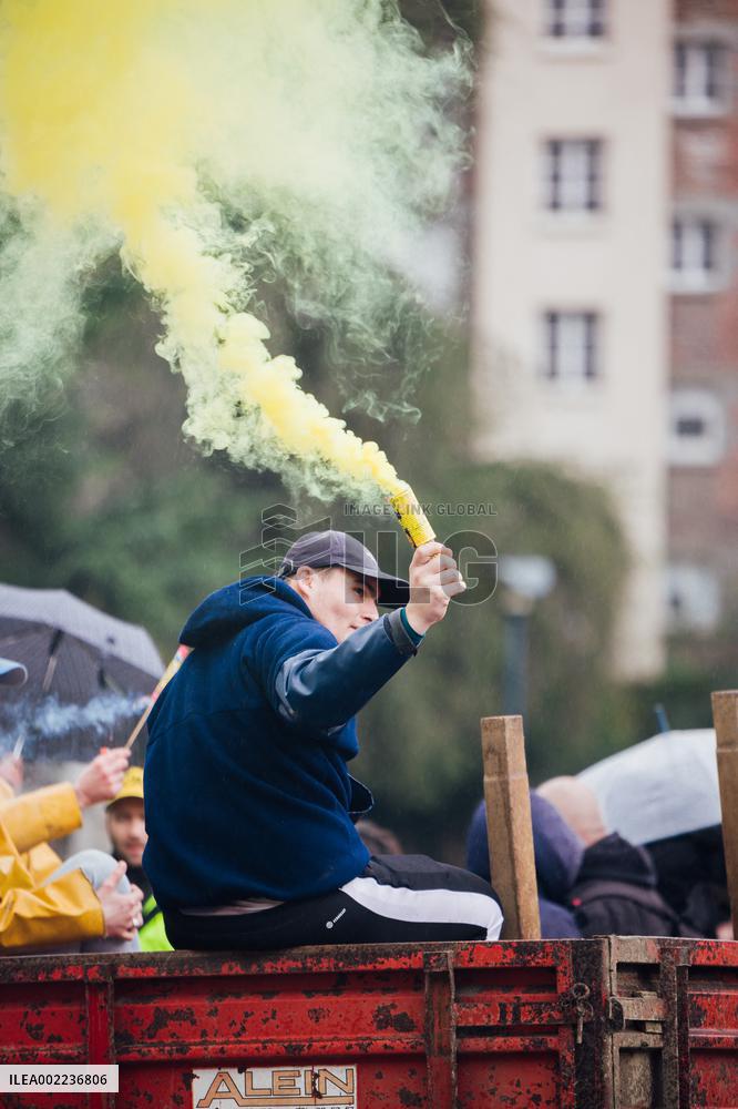 Farmers Protest - Rennes