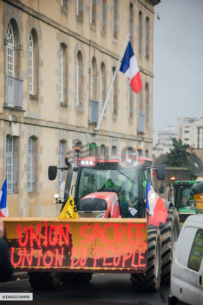 Farmers Protest - Rennes