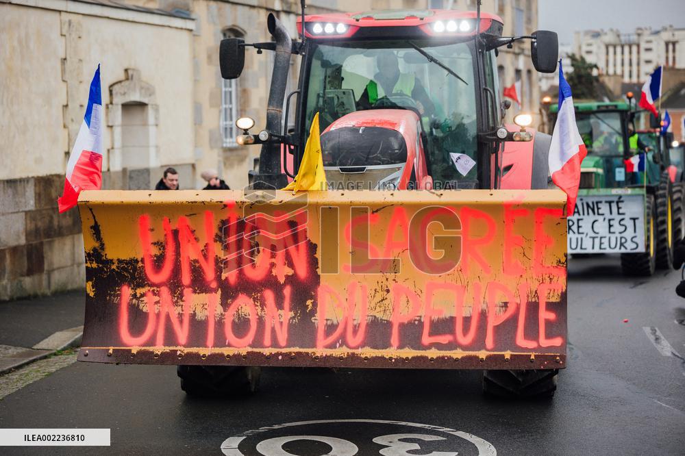 Farmers Protest - Rennes
