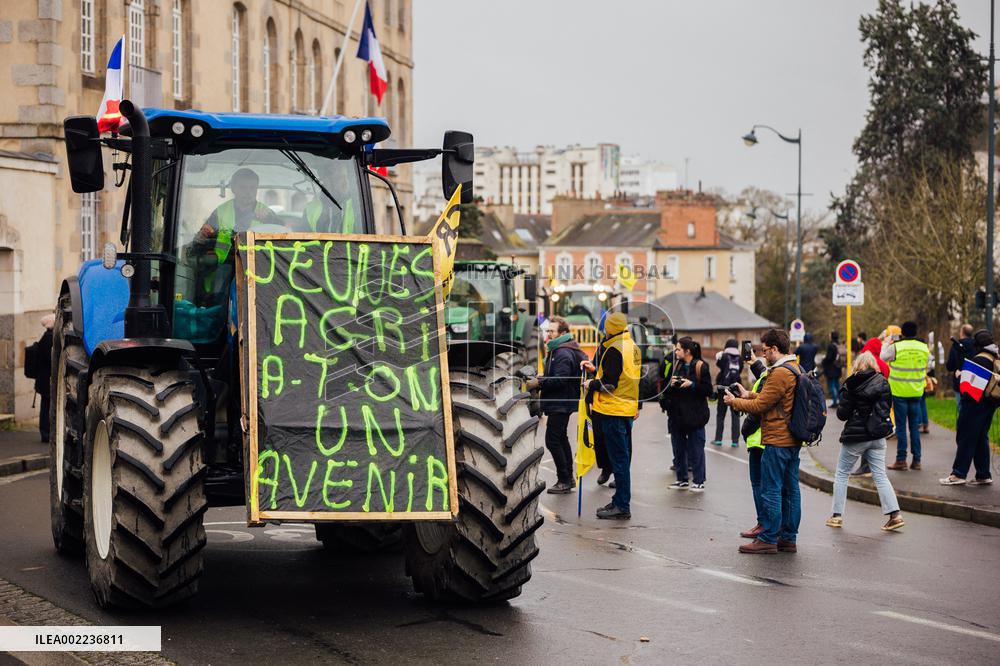 Farmers Protest - Rennes