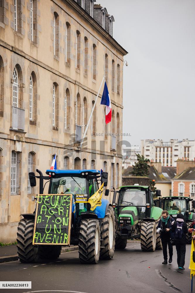 Farmers Protest - Rennes