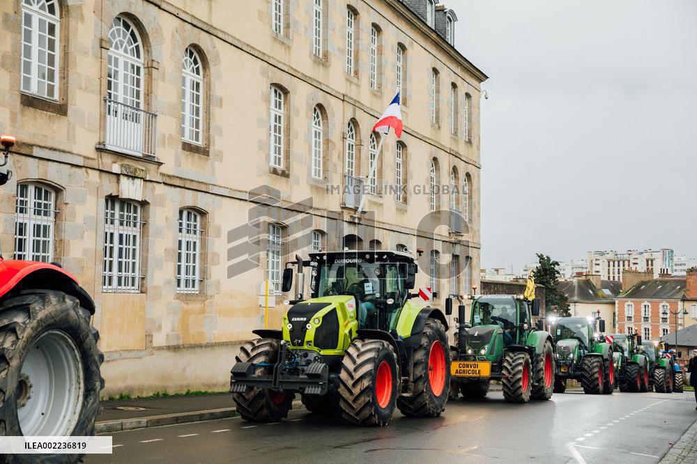 Farmers Protest - Rennes