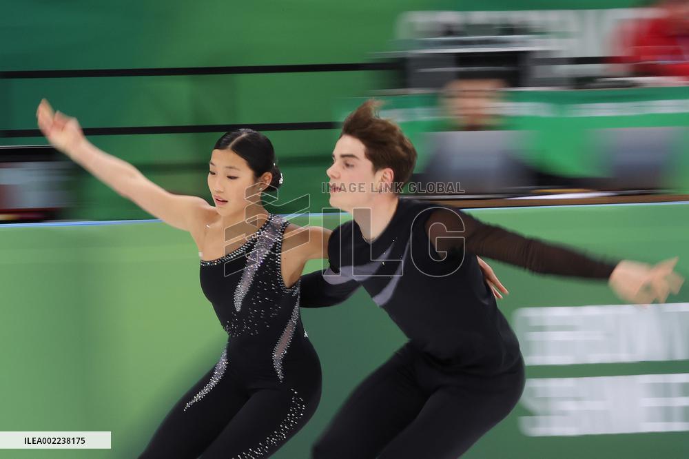 (SP)SOUTH KOREA-GANGNEUNG-WINTER YOUTH OLYMPIC GAMES-FIGURE SKATING-PAIR SKATING-SHORT PROGRAM