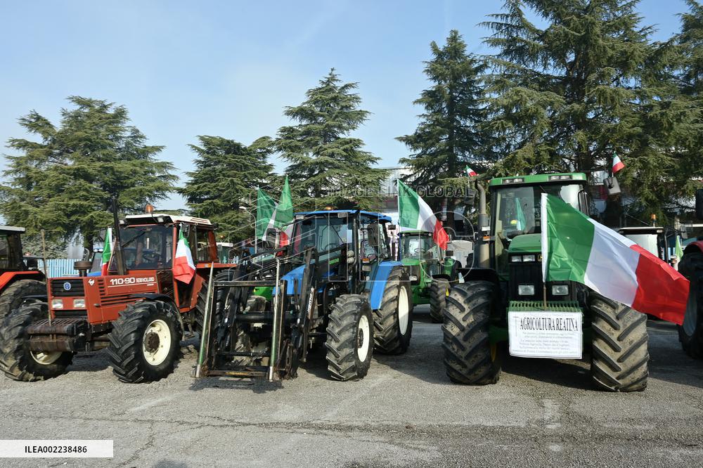 Farmers Are Also Protesting In Italy