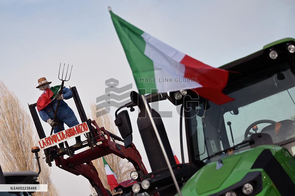 Farmers Are Also Protesting In Italy
