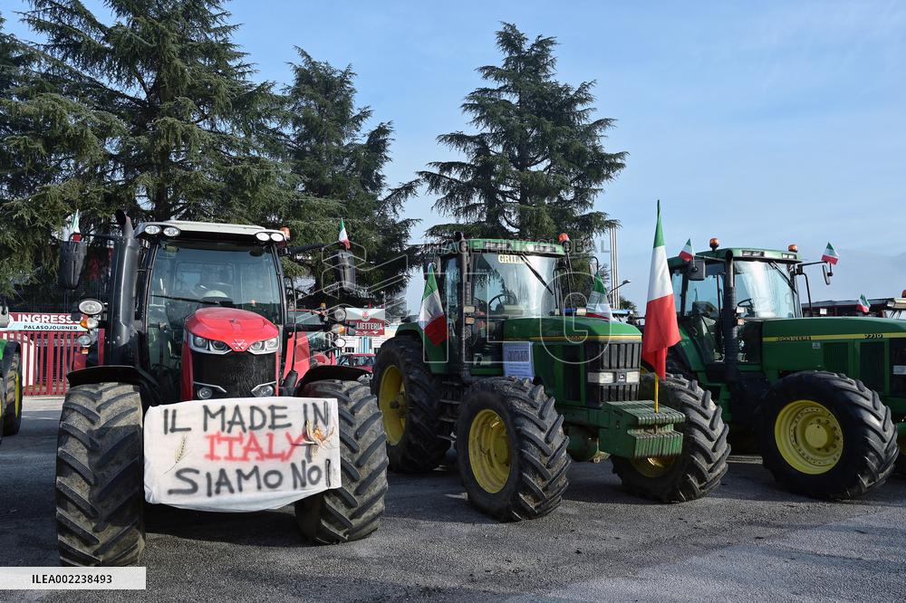 Farmers Are Also Protesting In Italy